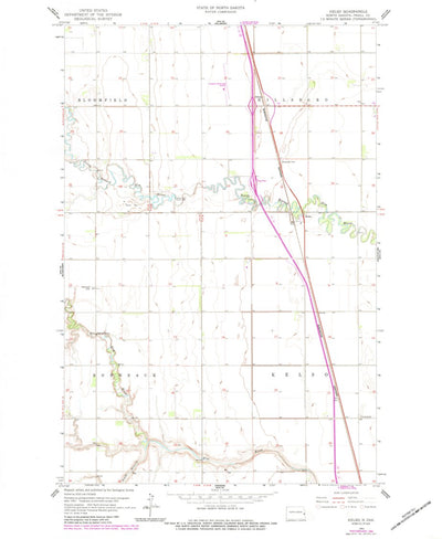 United States Geological Survey Kelso, ND (1963, 24000-Scale) digital map