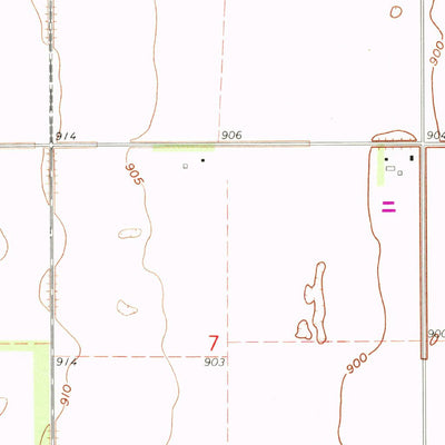 United States Geological Survey Kelso, ND (1963, 24000-Scale) digital map
