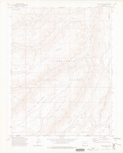 United States Geological Survey Kelso Point, CO (1973, 24000-Scale) digital map