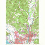 United States Geological Survey Kelso, WA-OR (1953, 24000-Scale) digital map
