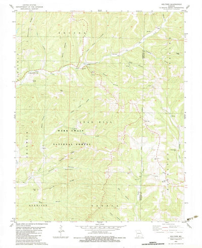 United States Geological Survey Keltner, MO (1982, 24000-Scale) digital map