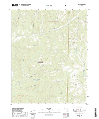 United States Geological Survey Keltner, MO (2021, 24000-Scale) digital map
