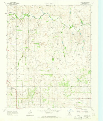 United States Geological Survey Kelton NW, TX (1963, 24000-Scale) digital map