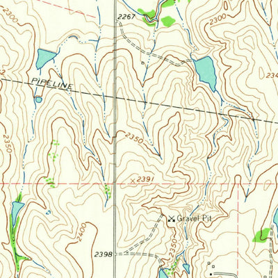 United States Geological Survey Kelton NW, TX (1963, 24000-Scale) digital map