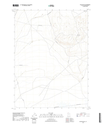 United States Geological Survey Kelton Pass SE, UT (2020, 24000-Scale) digital map
