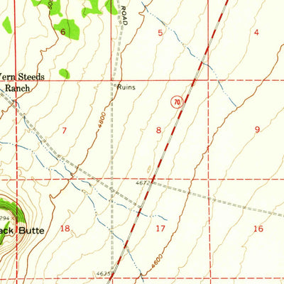 United States Geological Survey Kelton Pass, UT-ID (1959, 62500-Scale) digital map