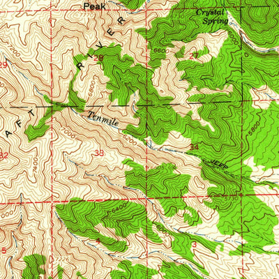 United States Geological Survey Kelton Pass, UT-ID (1959, 62500-Scale) digital map
