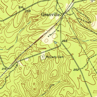 United States Geological Survey Keltys, TX (1950, 24000-Scale) digital map