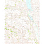 United States Geological Survey Kemmerer Reservoir, WY (1985, 24000-Scale) digital map
