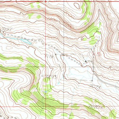 United States Geological Survey Kemmerer Reservoir, WY (1985, 24000-Scale) digital map
