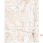 United States Geological Survey Kemmerer, WY (1954, 62500-Scale) digital map