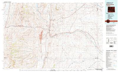 United States Geological Survey Kemmerer, WY (1979, 100000-Scale) digital map