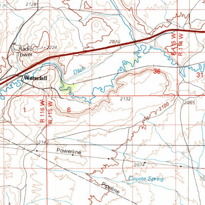 United States Geological Survey Kemmerer, WY (1979, 100000-Scale) digital map