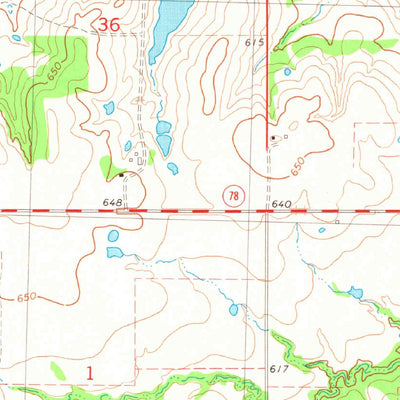 United States Geological Survey Kemp, OK-TX (1980, 24000-Scale) digital map