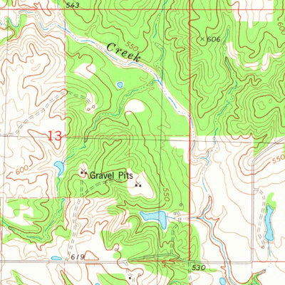 United States Geological Survey Kemp, OK-TX (1980, 24000-Scale) digital map