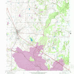 United States Geological Survey Kemp, TX (1961, 24000-Scale) digital map