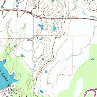 United States Geological Survey Kemp, TX (1961, 24000-Scale) digital map