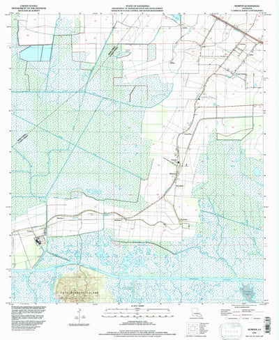 United States Geological Survey Kemper, LA (1994, 24000-Scale) digital map