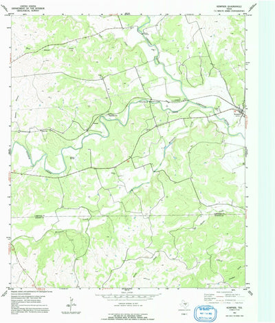 United States Geological Survey Kempner, TX (1954, 24000-Scale) digital map