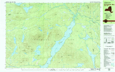 United States Geological Survey Kempshall Mountain, NY (1979, 25000-Scale) digital map