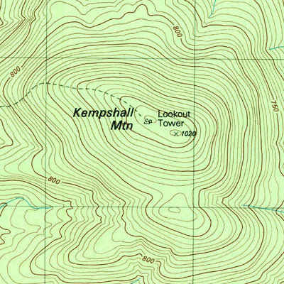 United States Geological Survey Kempshall Mountain, NY (1979, 25000-Scale) digital map