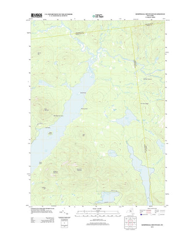 United States Geological Survey Kempshall Mountain, NY (2013, 24000-Scale) digital map