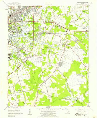United States Geological Survey Kempsville, VA (1955, 24000-Scale) digital map