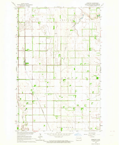 United States Geological Survey Kempton, ND (1963, 24000-Scale) digital map