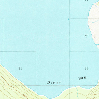 United States Geological Survey Kenai A-2, AK (1951, 63360-Scale) digital map