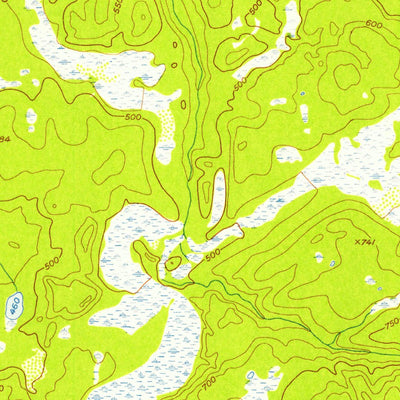 United States Geological Survey Kenai A-4, AK (1952, 63360-Scale) digital map