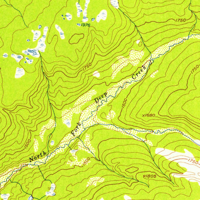 United States Geological Survey Kenai A-4, AK (1952, 63360-Scale) digital map