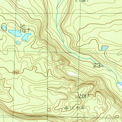 United States Geological Survey Kenai A-4 NE, AK (1987, 25000-Scale) digital map