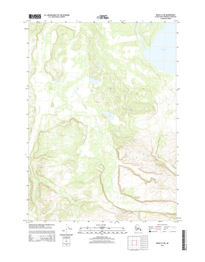 United States Geological Survey Kenai A-4 NE, AK (2014, 25000-Scale) digital map