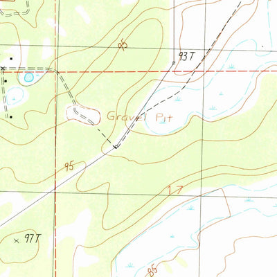 United States Geological Survey Kenai A-4 NW, AK (1987, 25000-Scale) digital map
