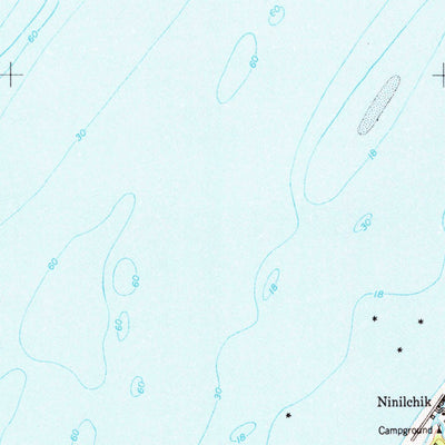 United States Geological Survey Kenai A-5, AK (1951, 63360-Scale) digital map