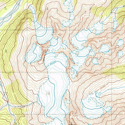 United States Geological Survey Kenai A-8, AK (1958, 63360-Scale) digital map