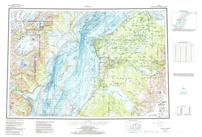 United States Geological Survey Kenai, AK (1958, 250000-Scale) digital map