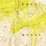 United States Geological Survey Kenai B-1, AK (1952, 63360-Scale) digital map