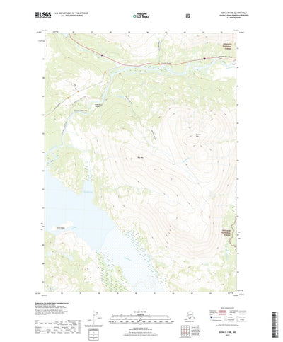 United States Geological Survey Kenai B-1 NE, AK (2017, 25000-Scale) digital map