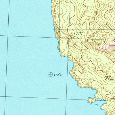 United States Geological Survey Kenai B-1 NW, AK (1986, 25000-Scale) digital map