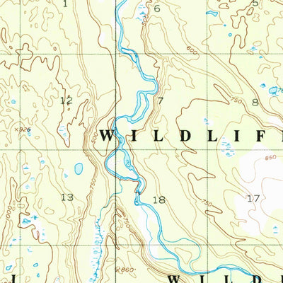 United States Geological Survey Kenai B-2, AK (1951, 63360-Scale) digital map
