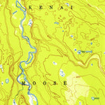 United States Geological Survey Kenai B-2, AK (1952, 63360-Scale) digital map