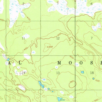 United States Geological Survey Kenai B-3, AK (1950, 63360-Scale) digital map