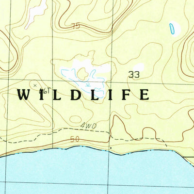 United States Geological Survey Kenai B-3 SW, AK (1986, 25000-Scale) digital map