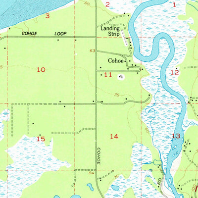 United States Geological Survey Kenai B-4, AK (1951, 63360-Scale) digital map