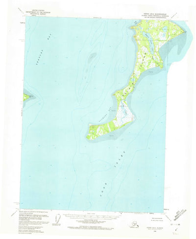 United States Geological Survey Kenai B-6, AK (1958, 63360-Scale) digital map