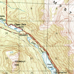 United States Geological Survey Kenai C-1, AK (1992, 63360-Scale) digital map