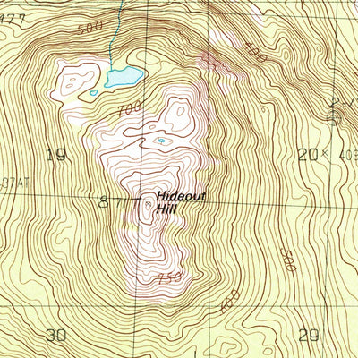 United States Geological Survey Kenai C-1 SW, AK (1986, 25000-Scale) digital map