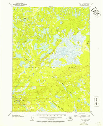 United States Geological Survey Kenai C-2, AK (1952, 63360-Scale) digital map