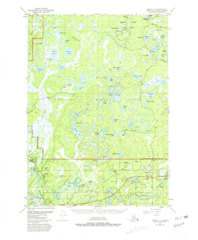 United States Geological Survey Kenai C-3, AK (1951, 63360-Scale) digital map